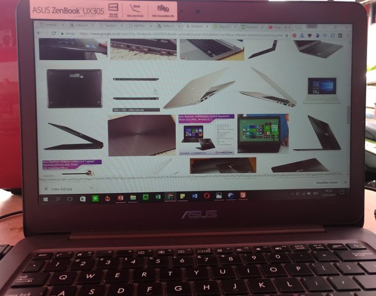 Laptop ASUS Zenbook UX305FA sandi iswahyudi blogger indonesia